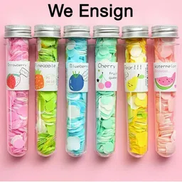 we ensign 6 Bottles Tube of Disposable Hand Wash Cleaning Paper Soap,Travel Soap image 1
