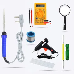 hillgrove HGCM274M1 7in1 Soldering Machine Combo Kit Set Glue Gun&with Digital Multimeter 25 W Simple-picture-28