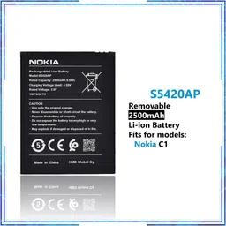PARADISEECOM Mobile Battery For NOKIA 2500mAh Original S5420AP Battery for Nokia C1 TA-1165 Battery Nokia C1 battery-image-15