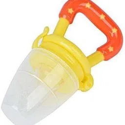 onisha Baby fruit nibbler with fruit teether & spoon feeding bottle for feeding (Set 3) - Silicone image 3