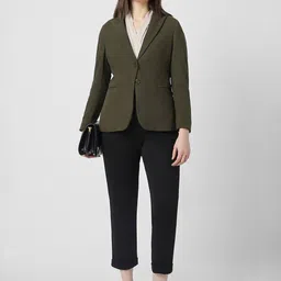 theclassictogs Women Solid Single Breasted Casual Blazer image 4