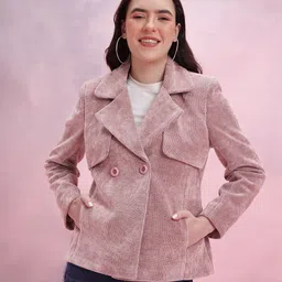 dressberry Women Solid Single Breasted Casual Blazer image 3