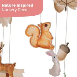 haus & kinder Whimsical Woodland Crib Mobile image 3
