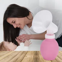 sw healthcare Baby Manual Silicone Breast Pump Breastfeeding Tool Breast Pump Accessories- Manual image 2