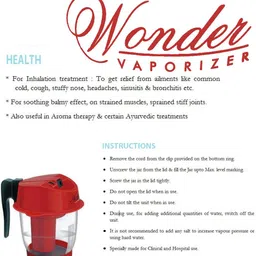 Wonder Premium Steam Inhaler Vaporizer image 4