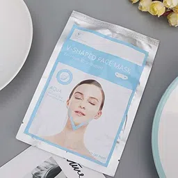 ironctic V Line Mask,Double Chin Reducer V Shaped Moisturizing Face Mask Tightening Face Shaping Mask image 2