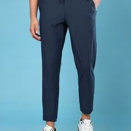 Technosport Men Mid-Rise Rapid-Dry Relaxed Fit Joggers image 1