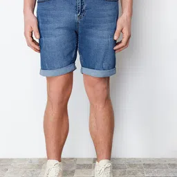 Trendyol Men Washed Denim Shorts Technology-picture-20