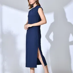 arbiter collection Women Bodycon Blue Midi/Calf Length Dress image 3