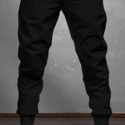 blive Men Night Suit Set Black Solid image 5