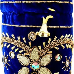 jivon Women Blue Potli image 5