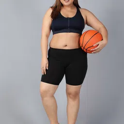 Plus Size Women Plus Size Cycling Shorts image 4