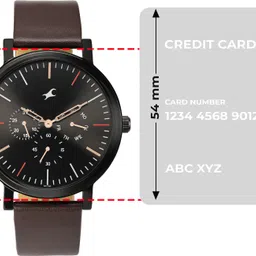 fastrack Alpha Black Dial Analog Watch - For Men 3276NL03 image 4