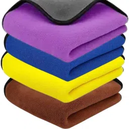 napkinkart Microfiber Cloth For Car And Bike - Scratchless Drying And Detailing 30X40 Cm Dry Microfiber, Cotton Cleaning Cloth image 1