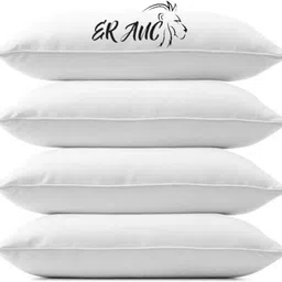 eranc LUXURY Cotton Solid Sleeping Pillow Pack of 4-picture-17
