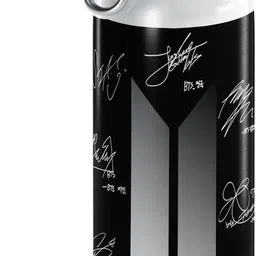 printingzone Bts sipper Bts water Bottle Aluminium 600 Water bottle for Girls Boys(BS-47) 600 ml Water Bottle image 2