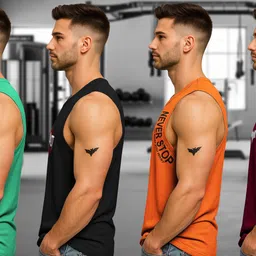 fuzer Pack of 4 Men Vest image 3