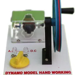 the labworld Dynamo ac dc electric motor generator working model for Demonstration of the current generation an in physics lab experiments in school or classroom image 2