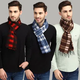 Trendy World Checkered Men Muffler-picture-35