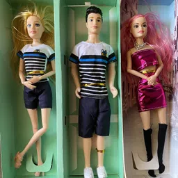 cri8hub New Barbie Couple Doll for Girl Beautiful Doll Playset(Couple Doll)-picture-26