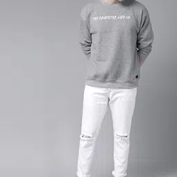 roadster Men Full Sleeve Printed Reversible Sweatshirt image 2