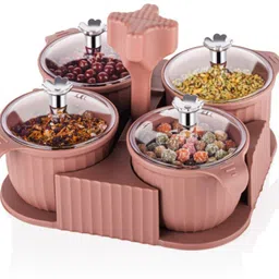 nuvexa Pink, Green Plastic Ashtray image 2