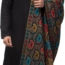 Braid N Cord Polyester Wool Blend Applique Men Shawl-picture-22