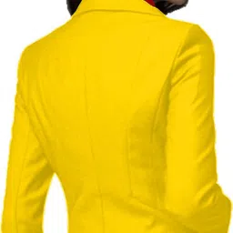 procent Women Solid Single Breasted Casual, Formal, Festive & Wedding, Party Blazer image 2