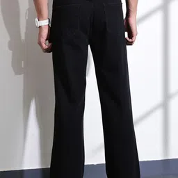 thomas scott Men Loose Fit Mid Rise Black Jeans image 3