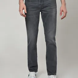 killer Men Slim Mid Rise Grey Jeans-picture-10