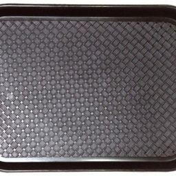 everbuy Exclusive Decorative Kitchen Organizer Breakfast, Plastic Serving Tray 11 inch x 14 inch Tray-picture-20