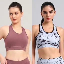 being runner Pack of 2 Women Sports Non Padded Bra-picture-29