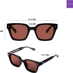 salty alpha UV Protection Wayfarer Sunglasses (Free Size) image 5