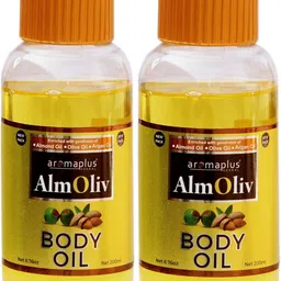 aromaplus Almoliv Body Oil|Enriched with goodness of Almond, olive,and Argon oil-picture-16