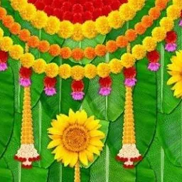 bxa POOJA WALL DECORATION BACKDROP image 5