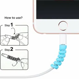 Hardercase 4-Pieces Charger Cable Protector Data Cable Charging Cord Cable Protector Cable Protector image 3