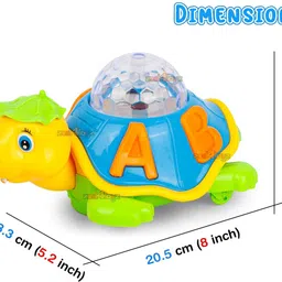 joyhub Figure with 3D Flashing Light & Sound Toy for Babies image 3