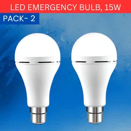 yaroh 15W Rechargeable Inverter LED Bulb with Upto 4H.Power Cut Lighting Pack of_2R67 4 hrs Bulb Emergency Light-picture-18