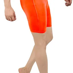ninq Solid Men Orange, Grey Tights image 3