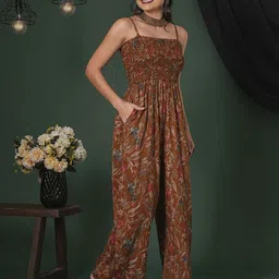 globus Floral Print Women Jumpsuit image 3