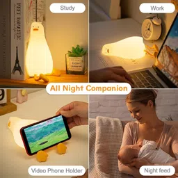 shivdharaexport Cute Light for Kids, LED Tap Fun Lamp for Kids Room Night Lamp image 4