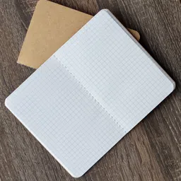 innaxa Travelers Journal with Grid Paper, Set of 6 Mini Small Subject Notebooks Pocket-size Notebook Grid 64 Pages image 2