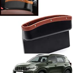 Tan Side Seat Gap Filler Hanging Pocket For Wallet,Card ,Coins keys etc-247 Car Side Seat Catcher-image-98