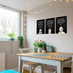 decoozy Success & Discipline Poster for Home Office Café Gym Bedroom | Student Workout Motivation 12 x 18 Inch (Pack of 3) Paper Print image 3