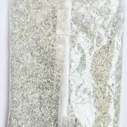 atifa 0/8-3MM white Glass Cut beads for craft,embroidery and jewellery making[450gm]-picture-18