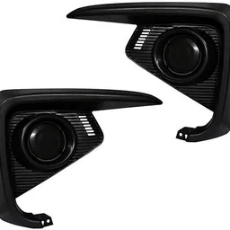 uneestore Front Fog Lamp Cover/ Grill Black O.E Type Compatible With MARUTI ERTIGA 2018 SET OF 2 PCS Car Grill Cover-picture-11