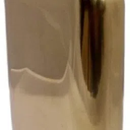 protos india.net Stainless Steel Golden Matt Hip Flask Stainless Steel Hip Flask image 1
