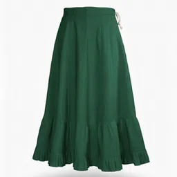 Belizzi Paridhan Premium Green Pure Cotton Petticoat image 4