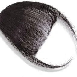 a b s Brown Bangs Clip On Clip In Front Bang Fringe Hair Extension-picture-44