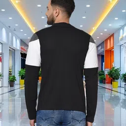 metronaut Men Full Sleeve Multicolor Shrug image 2